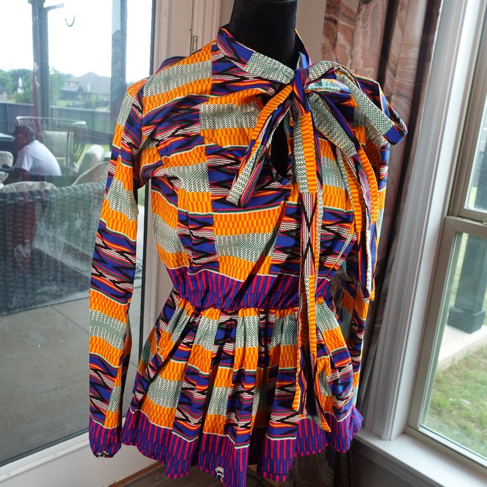 ethnic peplum top